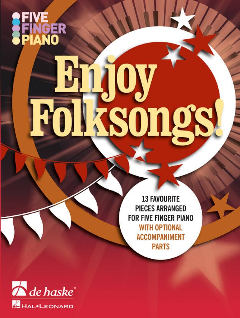 FIVE FINGER PIANO - ENJOY FOLKSONGS PIANO Arts & Music