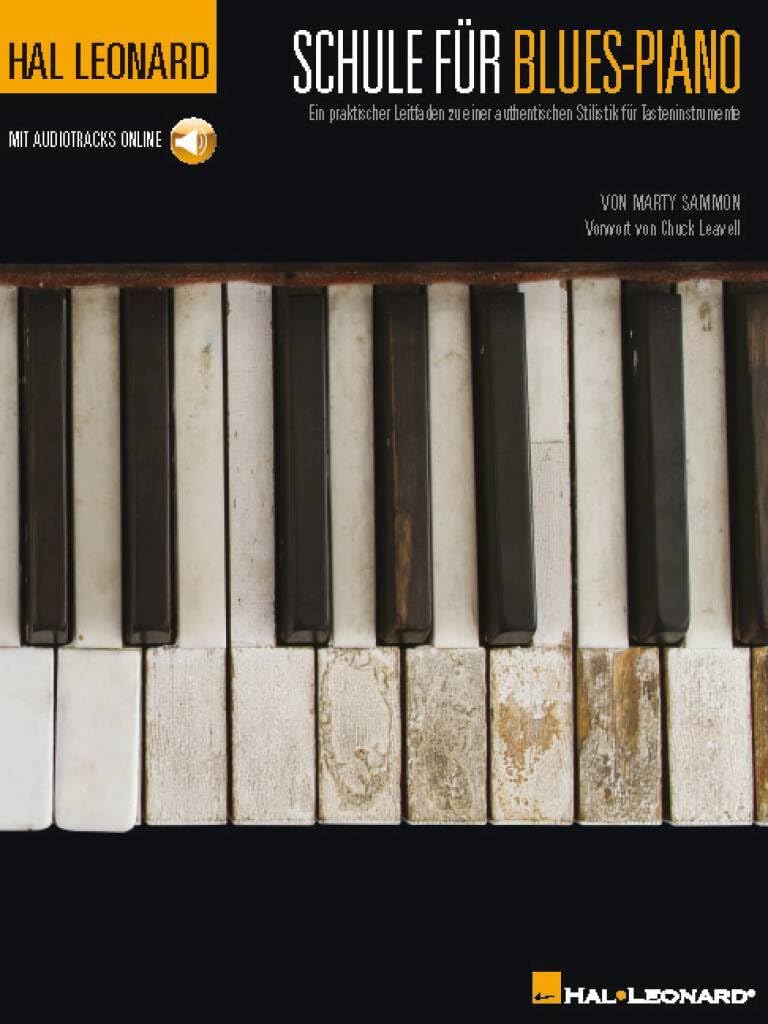 HAL LEONARD SCHULE FUR BLUES-PIANO PIANO OU CLAVIER +ENREGISTREMENTS ONLINE book
