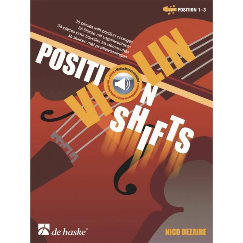 Violin position shifts - 36 pieces with position changes - recueil + enregistrement(s) en ligne - v book