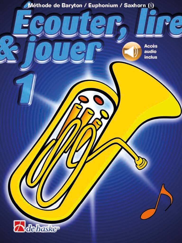 Jean castelain : ecouter, lire & jouer 1 baryton/euph/saxhorn cle de sol - recueil + support online book