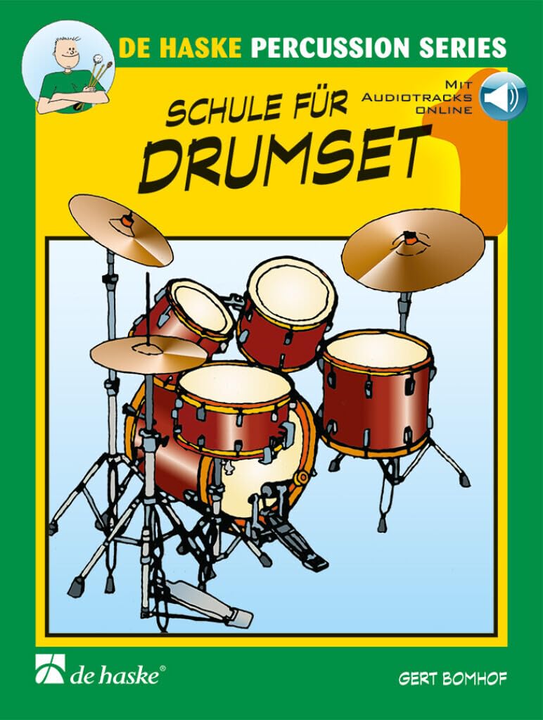 GERT BOMHOF : SCHULE FUR DRUMSET 1- RECUEIL + SUPPORT(S) EN LIGNE. Books