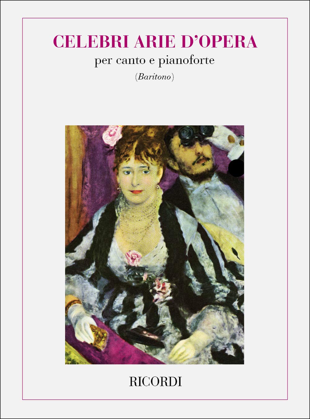 Celebri Arie D'Opera Volume 5: Baritono (CHANT) Books