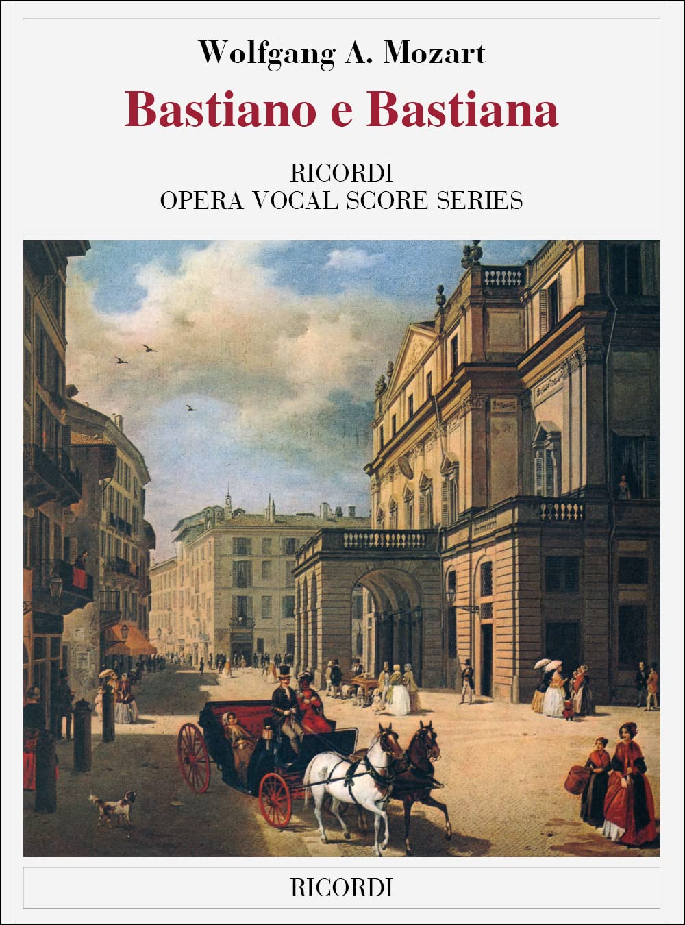RICORDI MOZART W.A. - BASTIANO E BASTIANA - CHANT ET PIANO Klassische Noten Gesang, Klavier Sheet Music