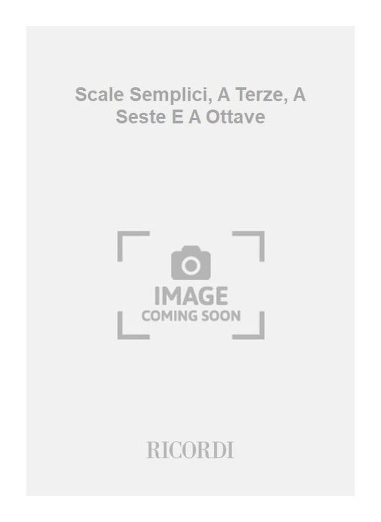 Scale Semplici, A Terze, A Seste E A Ottave (GUITARE) Sheet Music