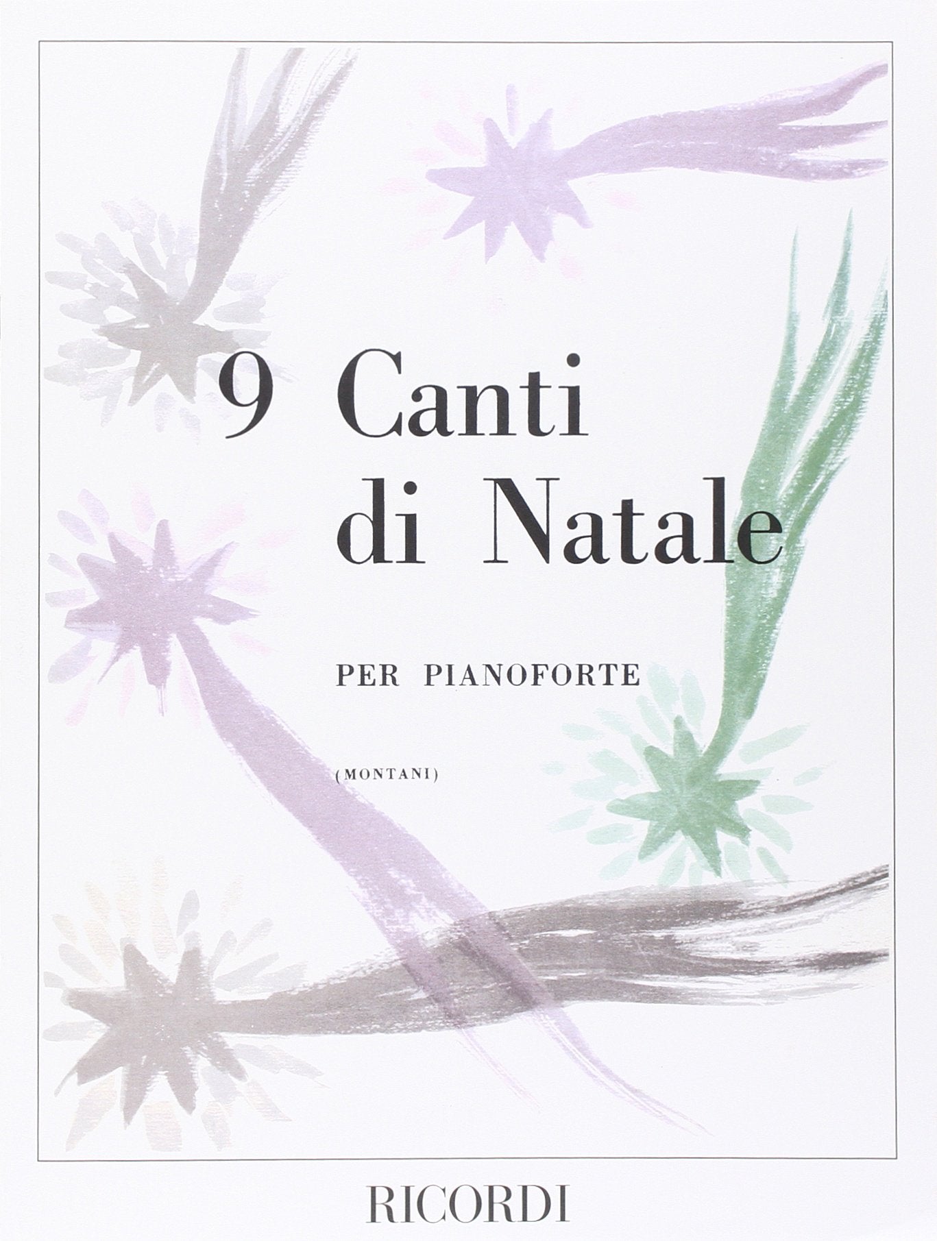 9 Canti Di Natale (PIANO) Books