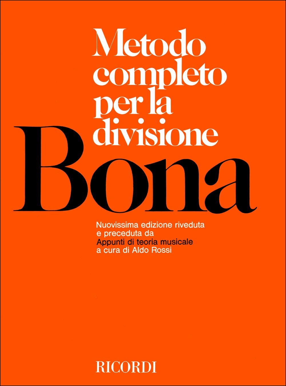 Metodo Completo Per La Divisione Sheet Music