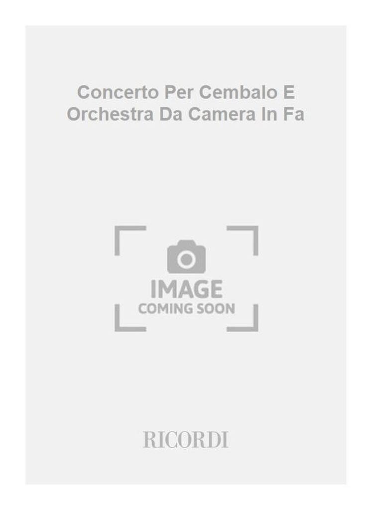 Concerto Per Cembalo E Orchestra Da Camera In Fa book