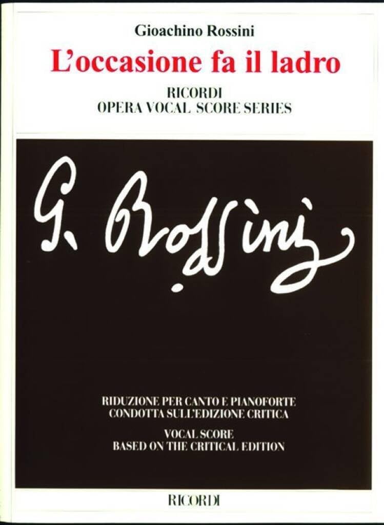 L'Occasione Fa Il Ladro Ossia Il Cambio Della book