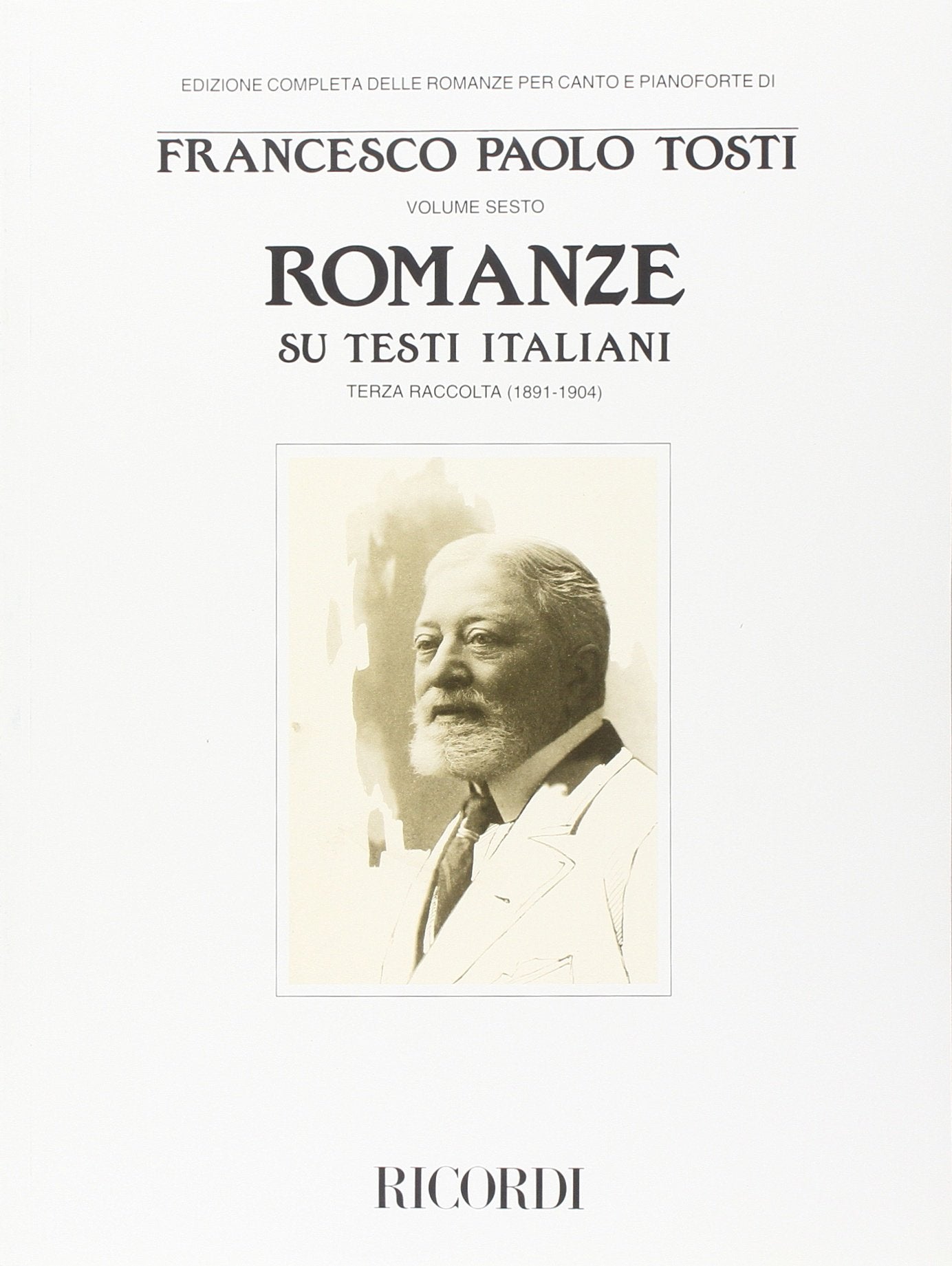 Romanze Su Testi Italiani -Iii (1891-1904) Arts & Music