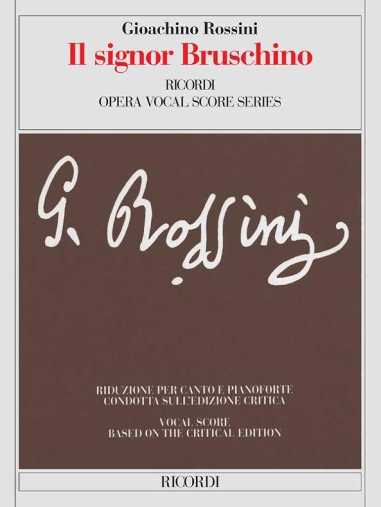 Il signor bruschino chant book