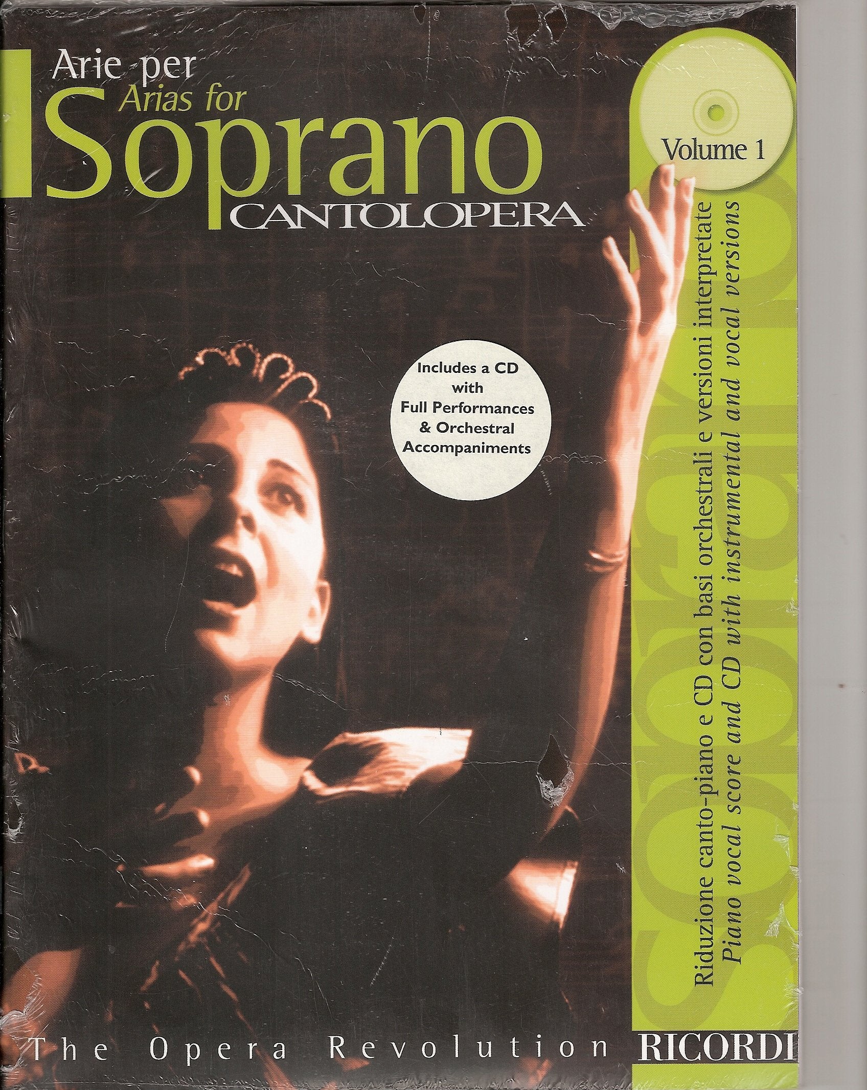 Cantolopera Arie per soprano Vol 1 + CD - Chant - Ricordi cd