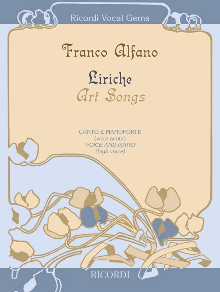 Liriche - Art Songs book
