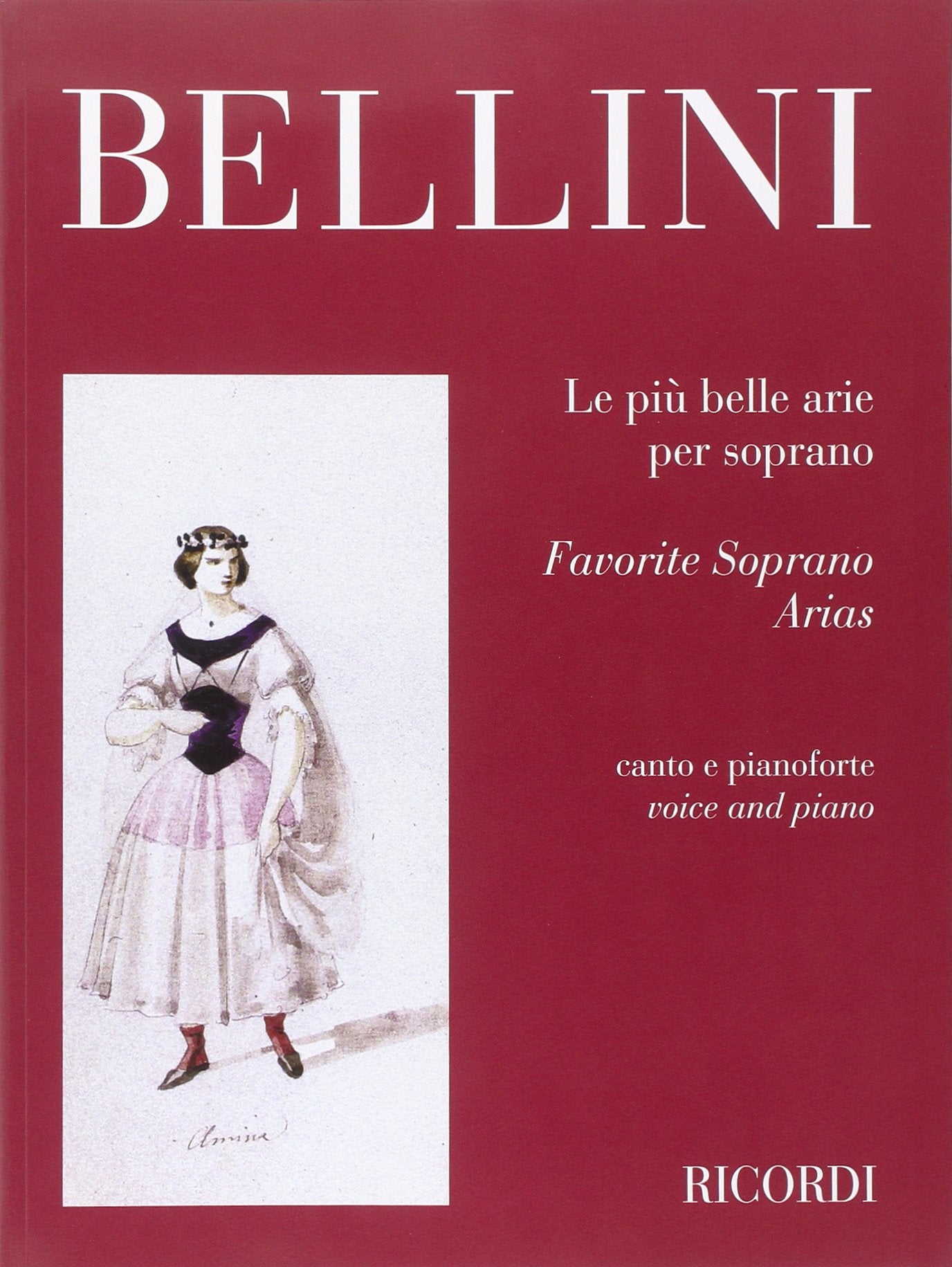 Ricordi Le più belle arie per soprano (CHANT) Sheet Music