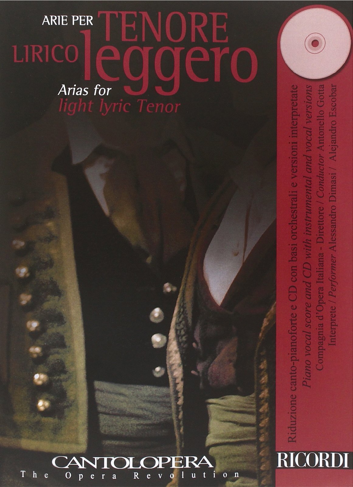 Cantolopera: Arie Per Tenore Lirico Leggero book