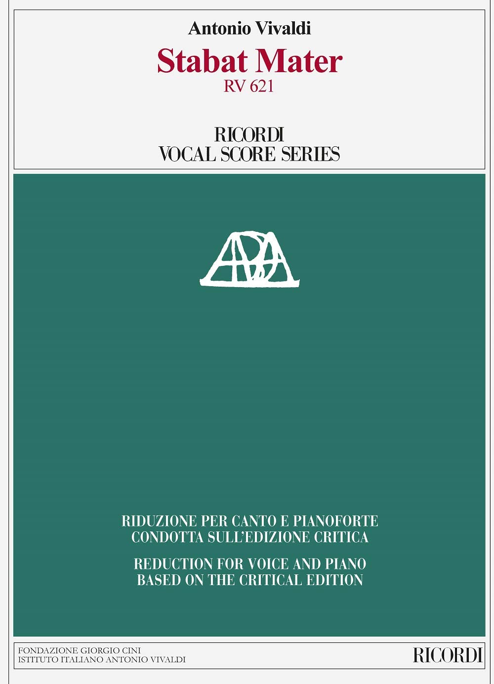 Stabat Mater RV 621 Vocal Score Based on the Critical Edition: Reduction for Voice and Piano Based on the Critical Edition of the Orchestral Score Sheet Music