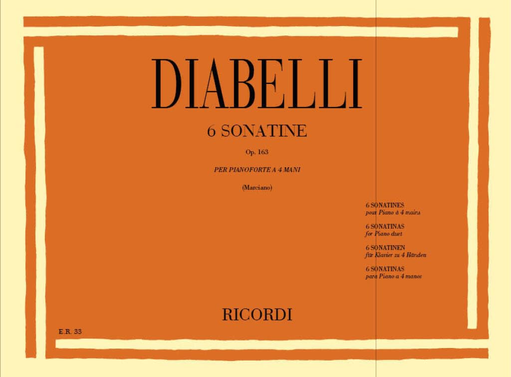 6 Sonatine Op. 163 (PIANO) Books