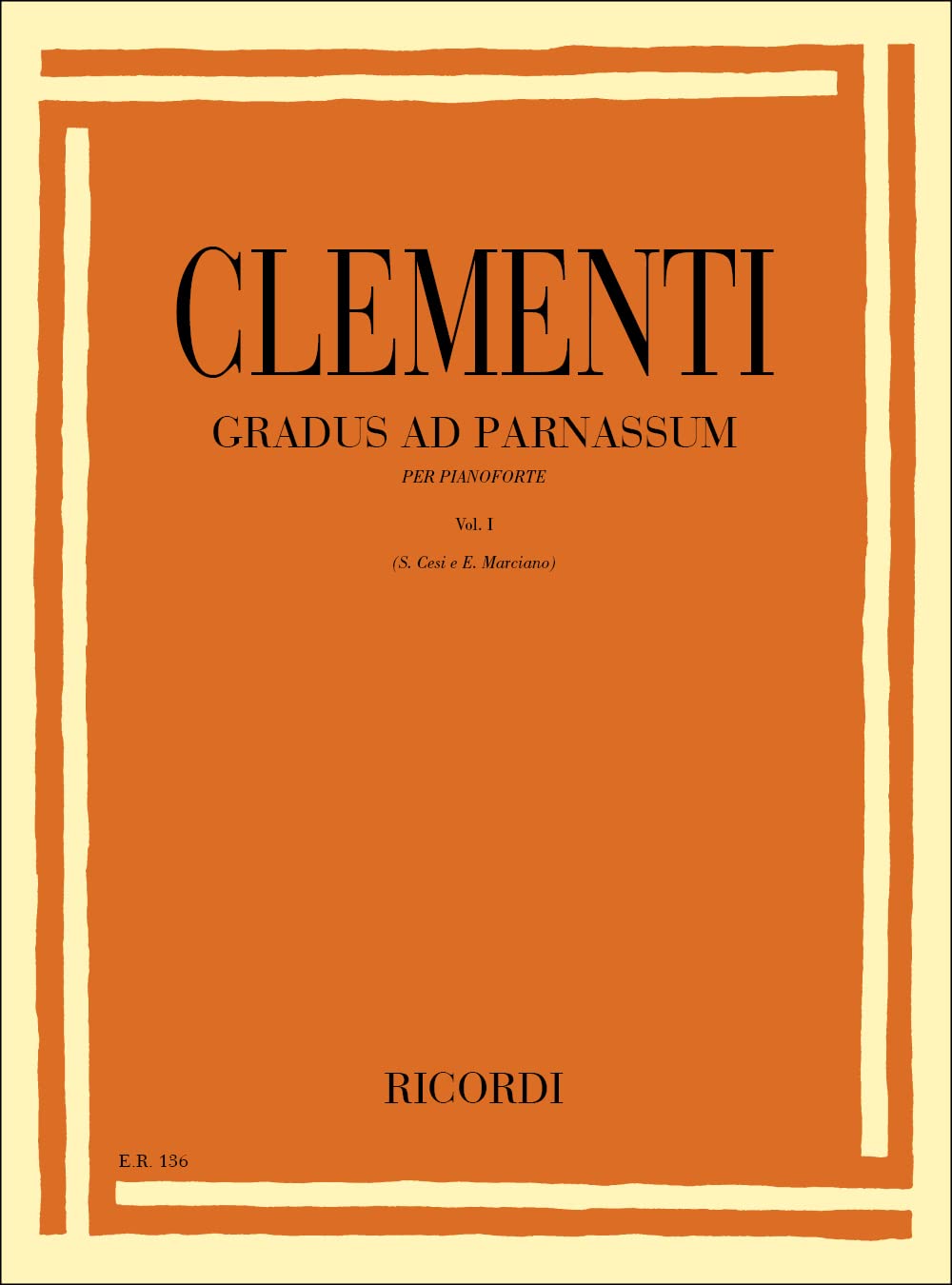 Gradus ad parnassum vol.1 : per pianoforte Books