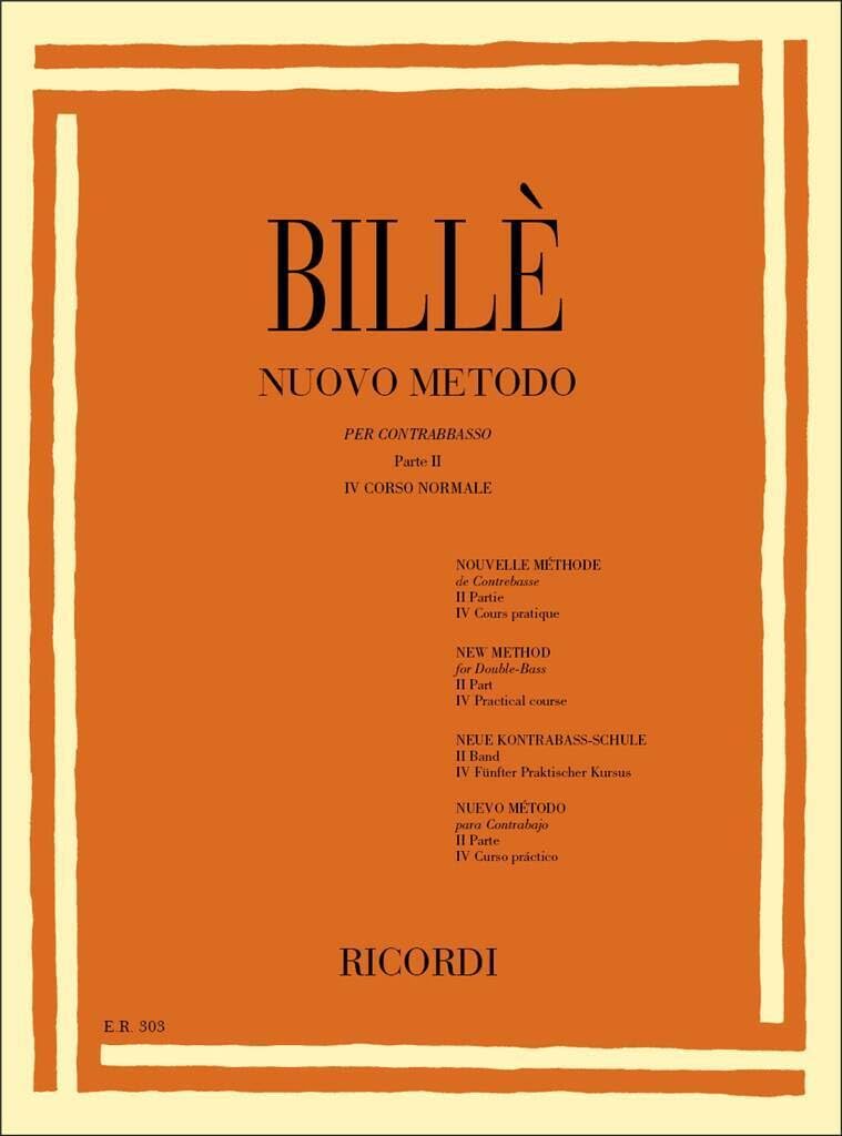 Nuovo Metodo Per Contrabbasso A 4 E 5 Corde Books