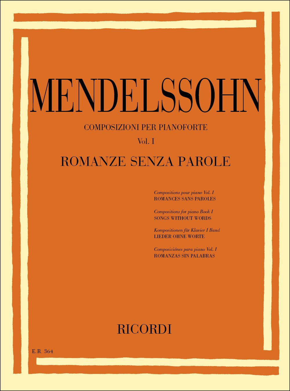 48 Romanze Senza Parole (PIANO) Books
