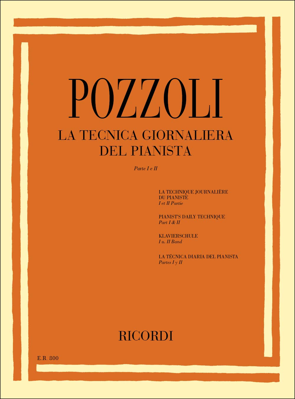 Technique journalière du pianiste Volume 1 ET2 - Piano book