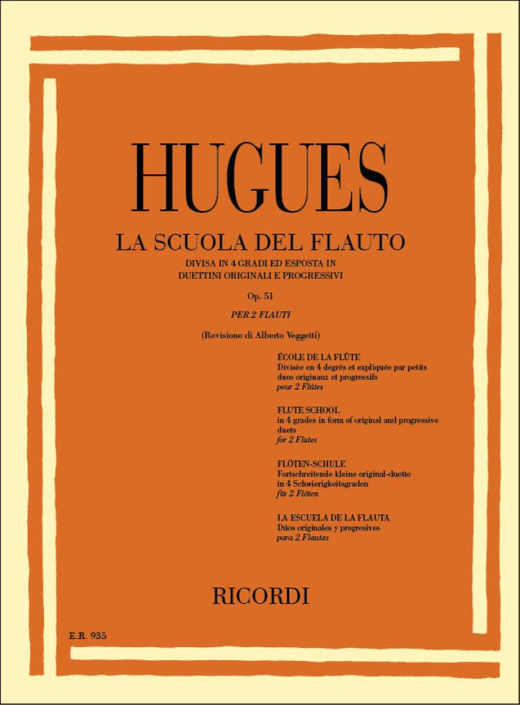 La Scuola Del Flauto Op. 51 - I Grado. Partitur (FLUTE TRAVERSIE) Sheet Music