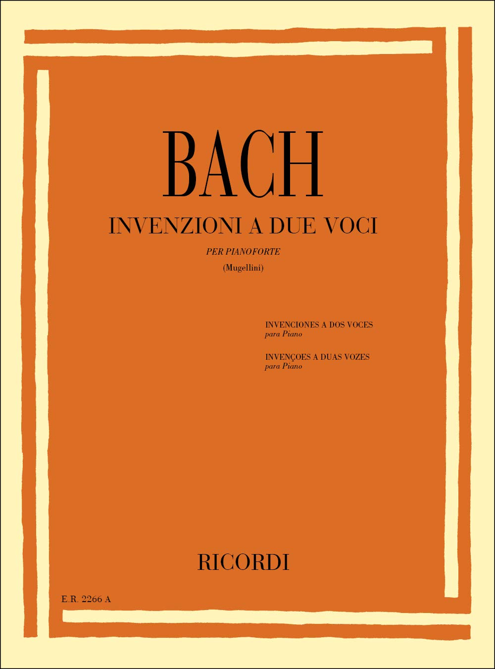 Invenzioni A 2 Voci (PIANO) Sheet Music