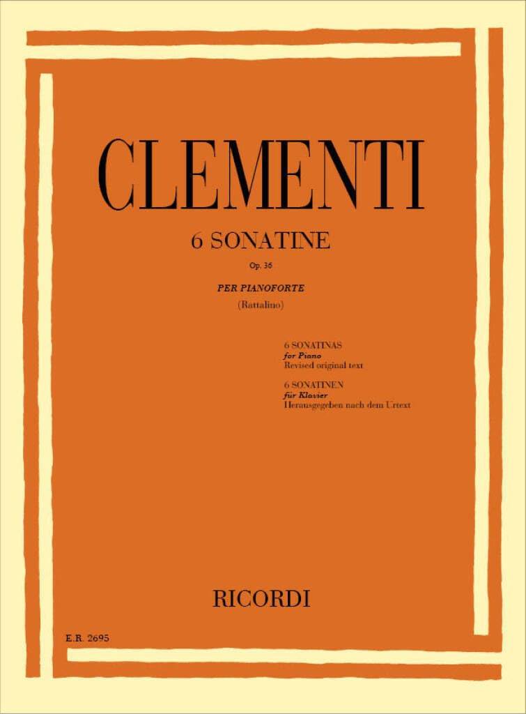 6 Sonatine Op. 36 book