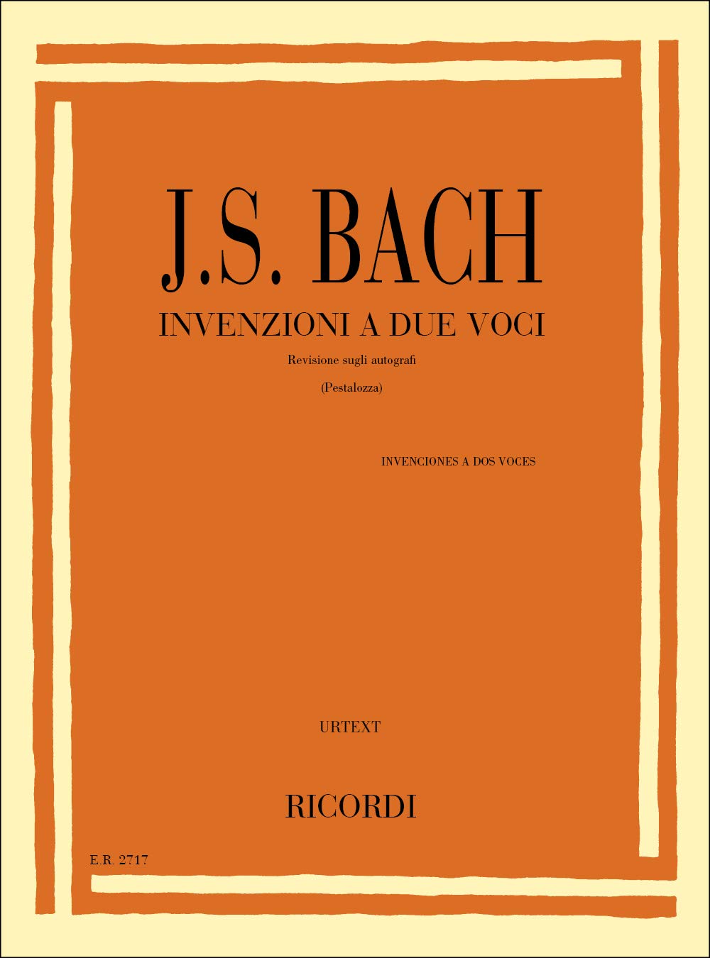 Invenzioni A Due Voci (PIANO) Sheet Music