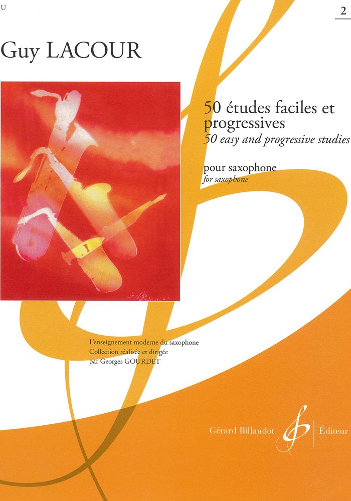50 ETUDES FACILES ET PROGRESSIVES VOLUME 2 - SAXOPHONE Sheet Music