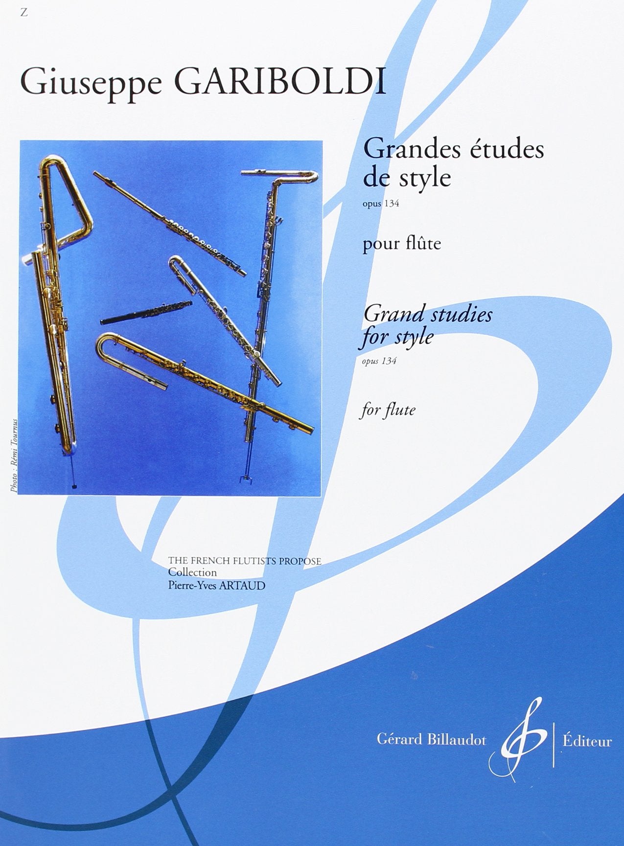 Grandes Etudes de Style Opus 134 pour flûte book