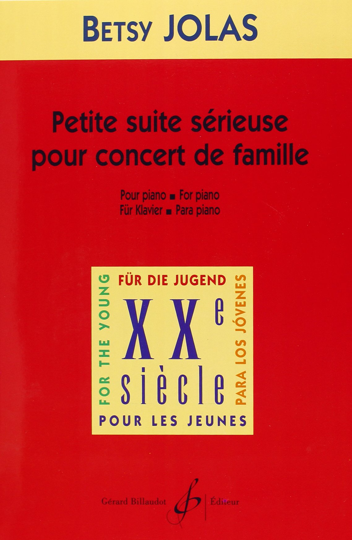 Petite Suite Serieuse pour Concert de Famille Sheet Music