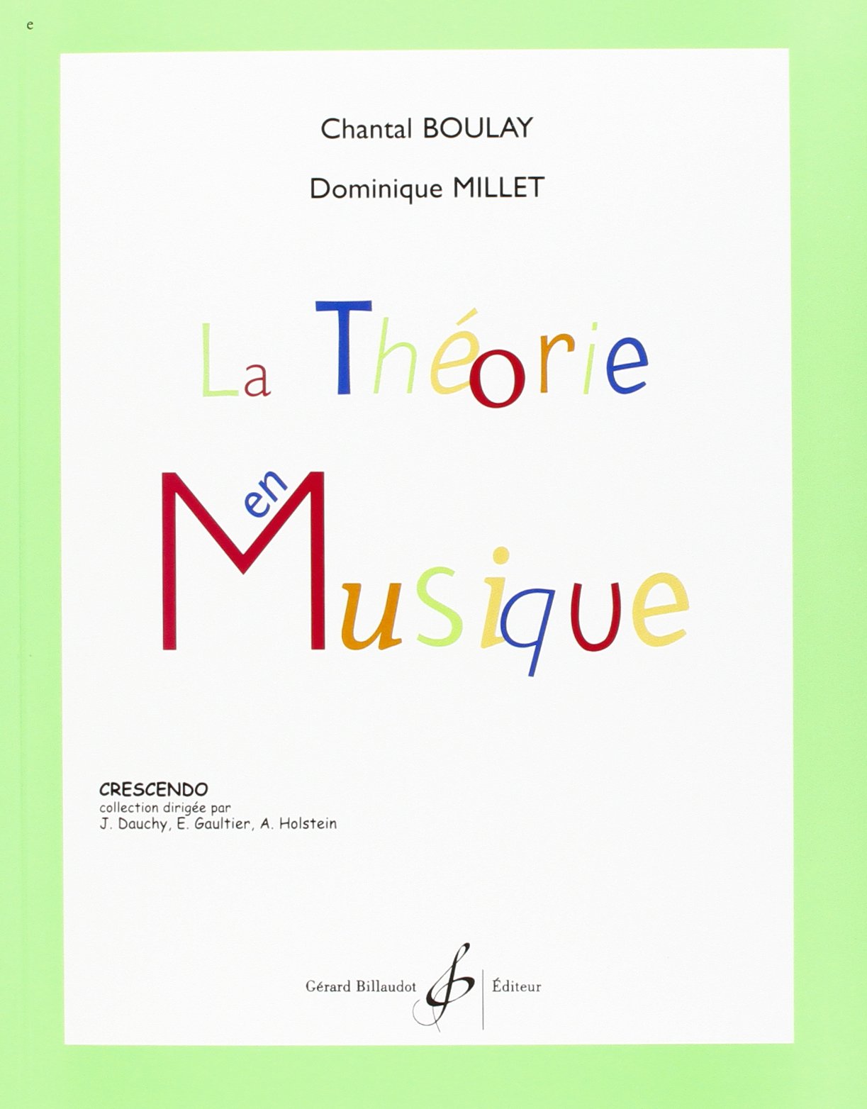 La Theorie en Musique Sheet Music