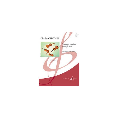 Etudes pour le violon volume 1 : 20 etudes (1er cycle) book