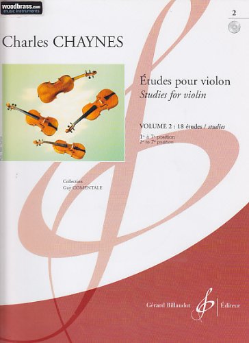 Etudes pour le violon volume 2 : 18 etudes (2e cycle) book