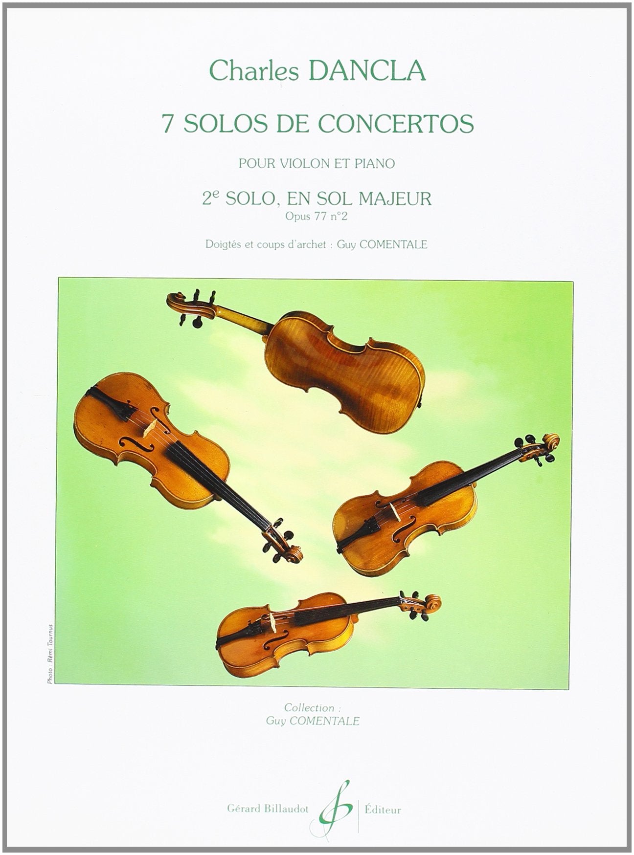 7 Solos de Concertos - 2e Solo, en Sol Majeur Opus 77 N 2 Sheet Music