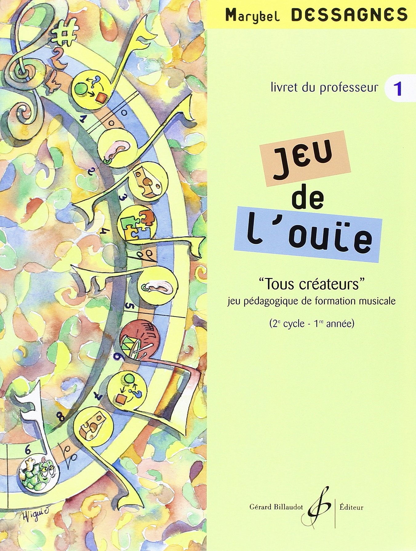 Jeu de l'Ouie Volume 1 - Professeur book