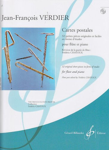 Cartes postales (1 CD) : Flûte et piano book