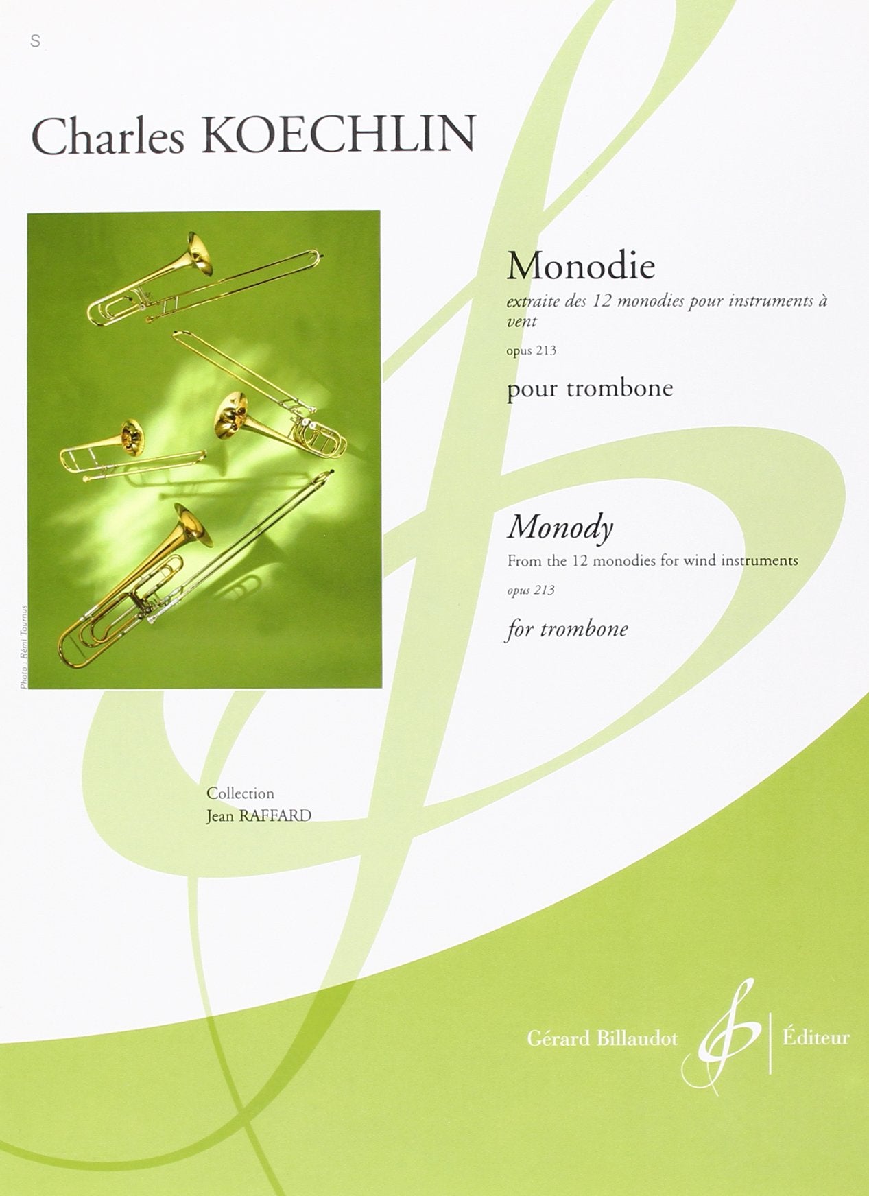 12 Monodies pour Instruments a Vent Opus 213 1 Monodie pour Trombone book