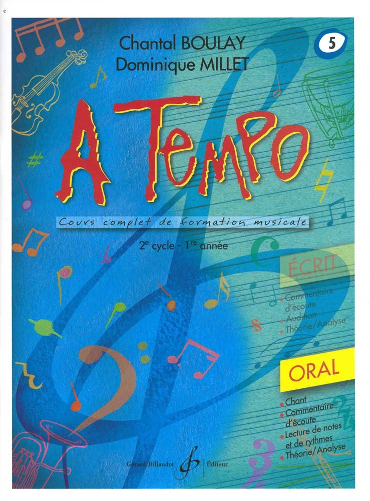 A Tempo - Partie Orale - Volume 5 Arts & Music