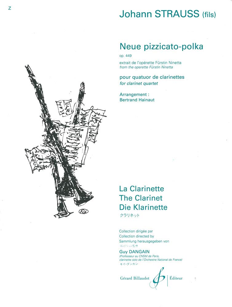 Neue pizzicato-polka opus 449 book