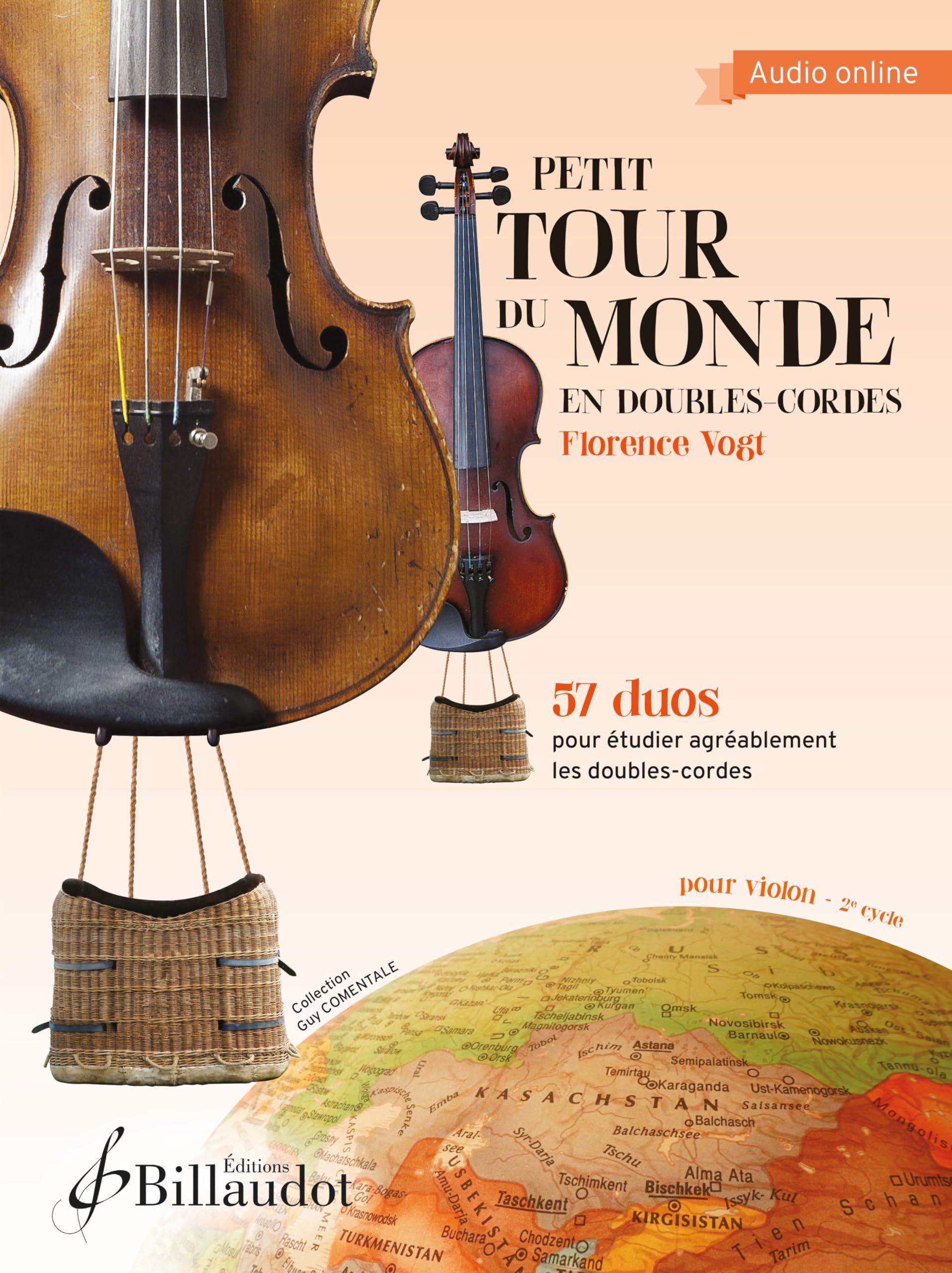 Petit tour du monde en doubles-cordes, 57 duos pour étudier agréablement les doubles-cordes au violon book