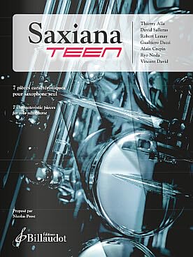 Saxiana Teen 7 pièces contemporaines, saxophone solo book