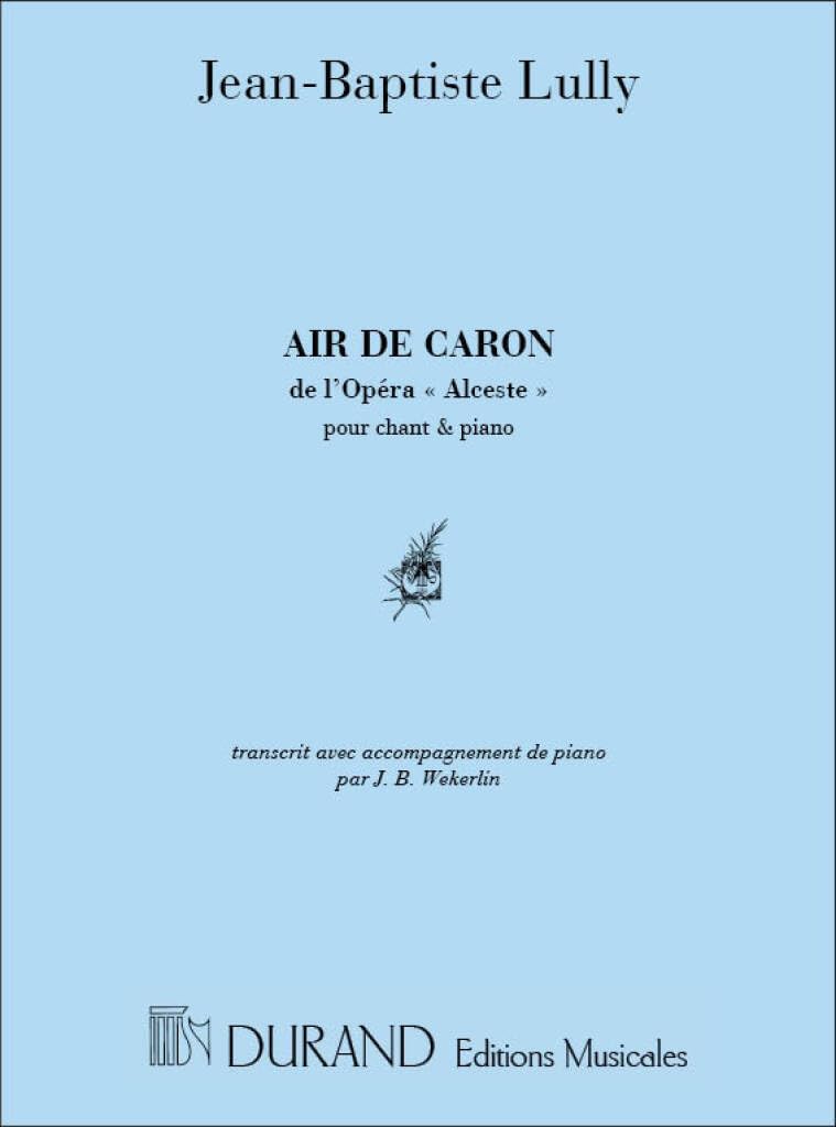 Air De Caron Cht-Piano (CHANT) Books