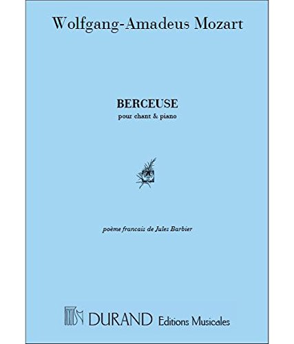 Berceuse Chant-Piano (Poeme De Jules Barbier Sheet Music