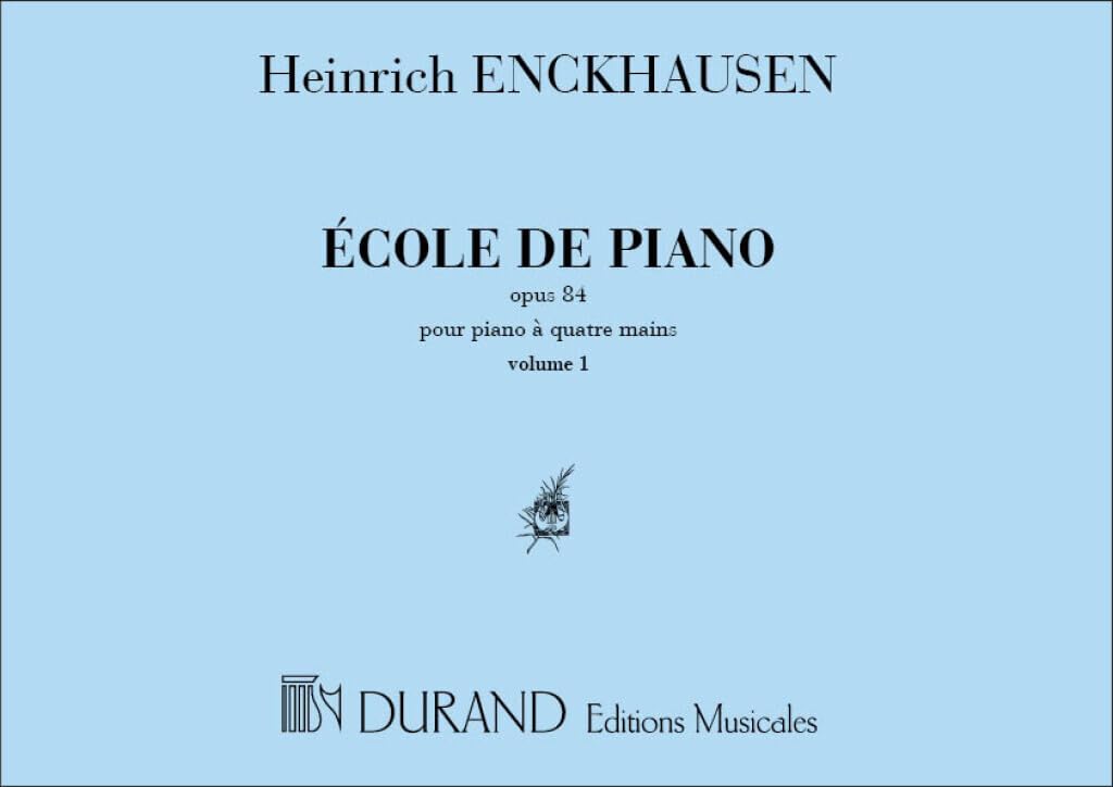Ecole de piano Op.84 Volume 1 (Cahiers 1-2) - Piano 4Ms book