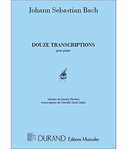 12 Transcriptions, Pour Piano, Recueillies Et Books
