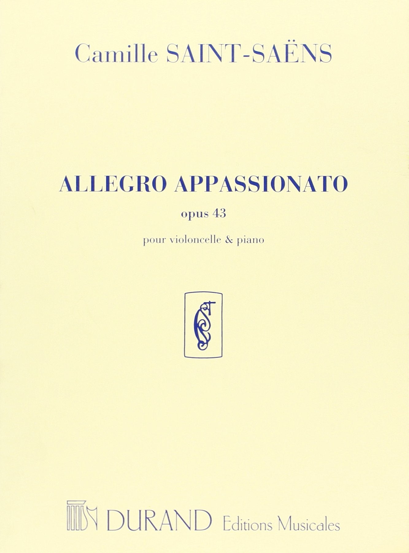 Allegro appassionato Op.43 - Violoncelle et piano book