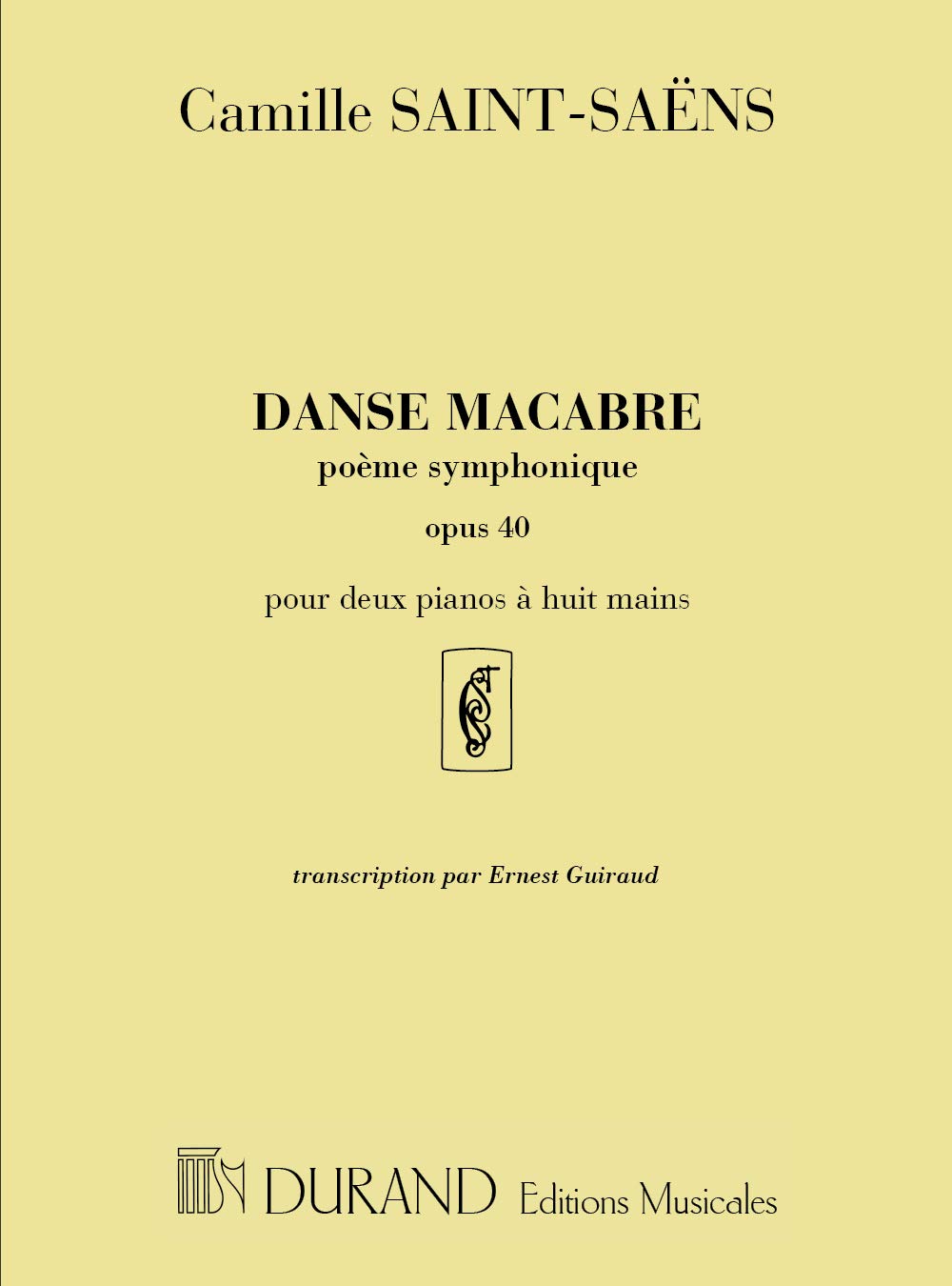 Danse Macabre, Poeme Symphonique, book