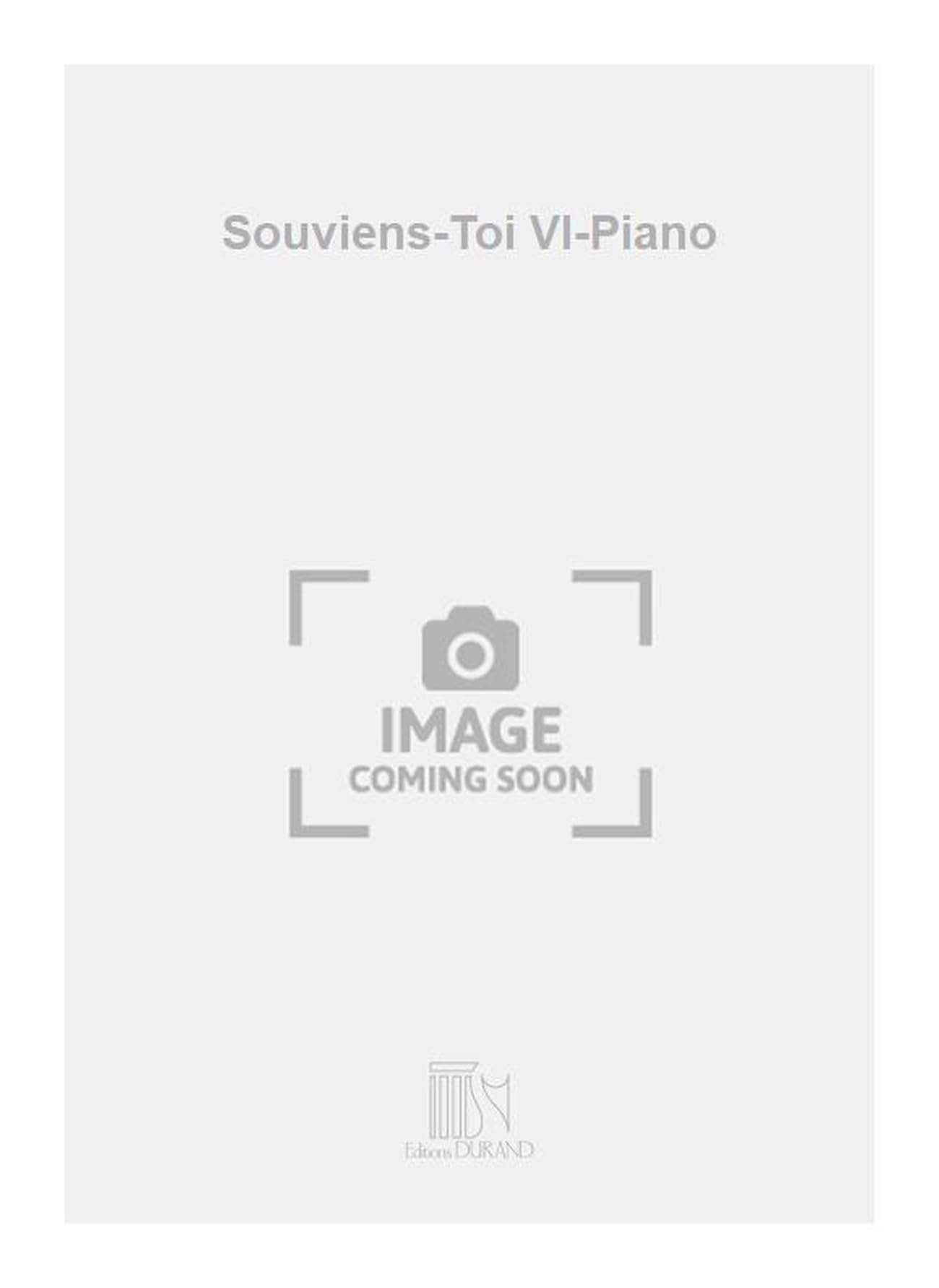 Souviens-Toi Vl-Piano book