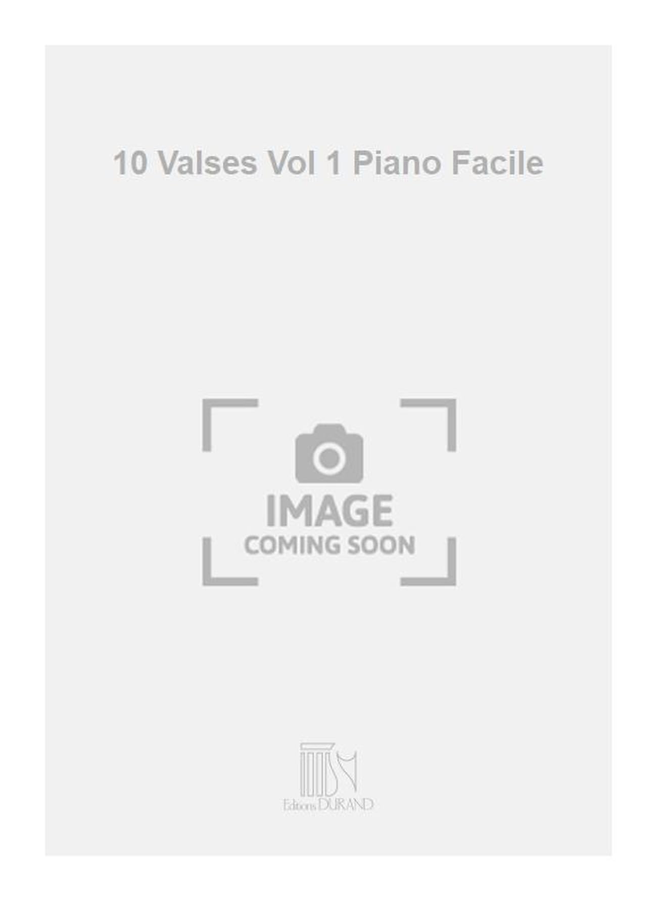10 valses vol 1 piano facile book